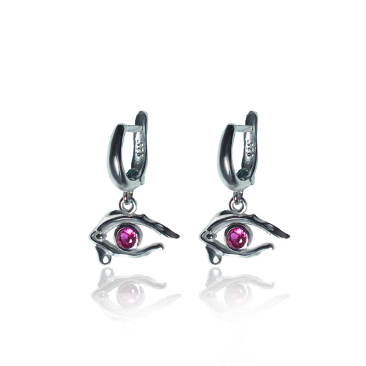 925 Silver B-Eyes Earrings