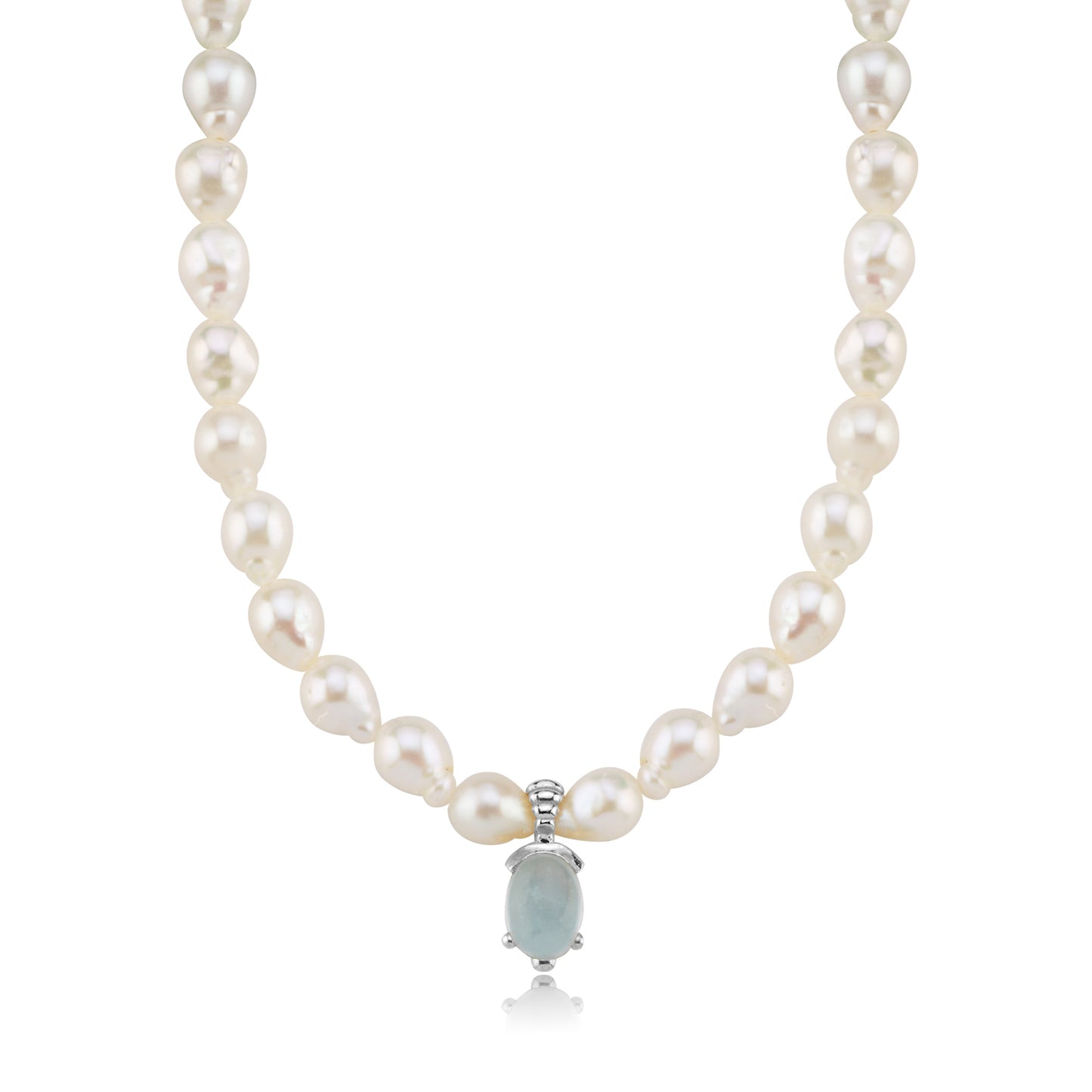 925 Silver SZ Haze Pearl Necklace