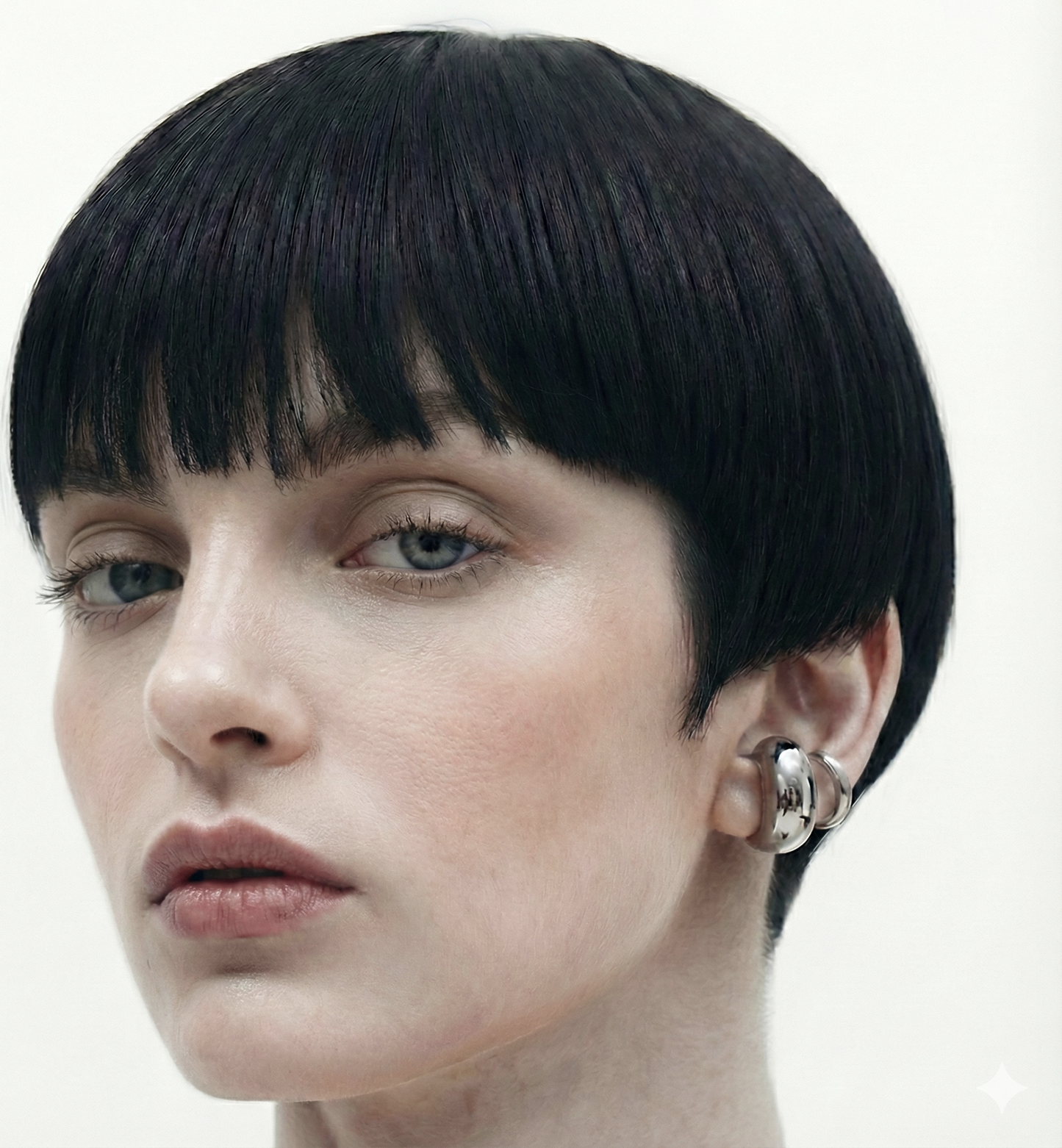 925 Silver Twin Bomb Earcuff