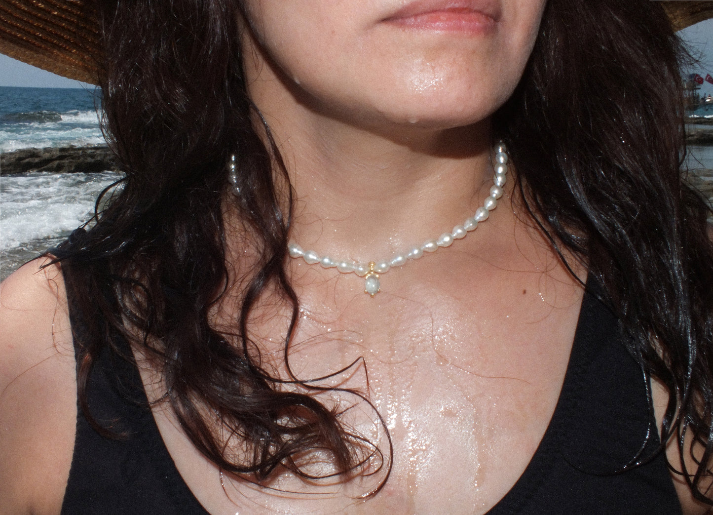 925 Silver SZ Haze Pearl Necklace
