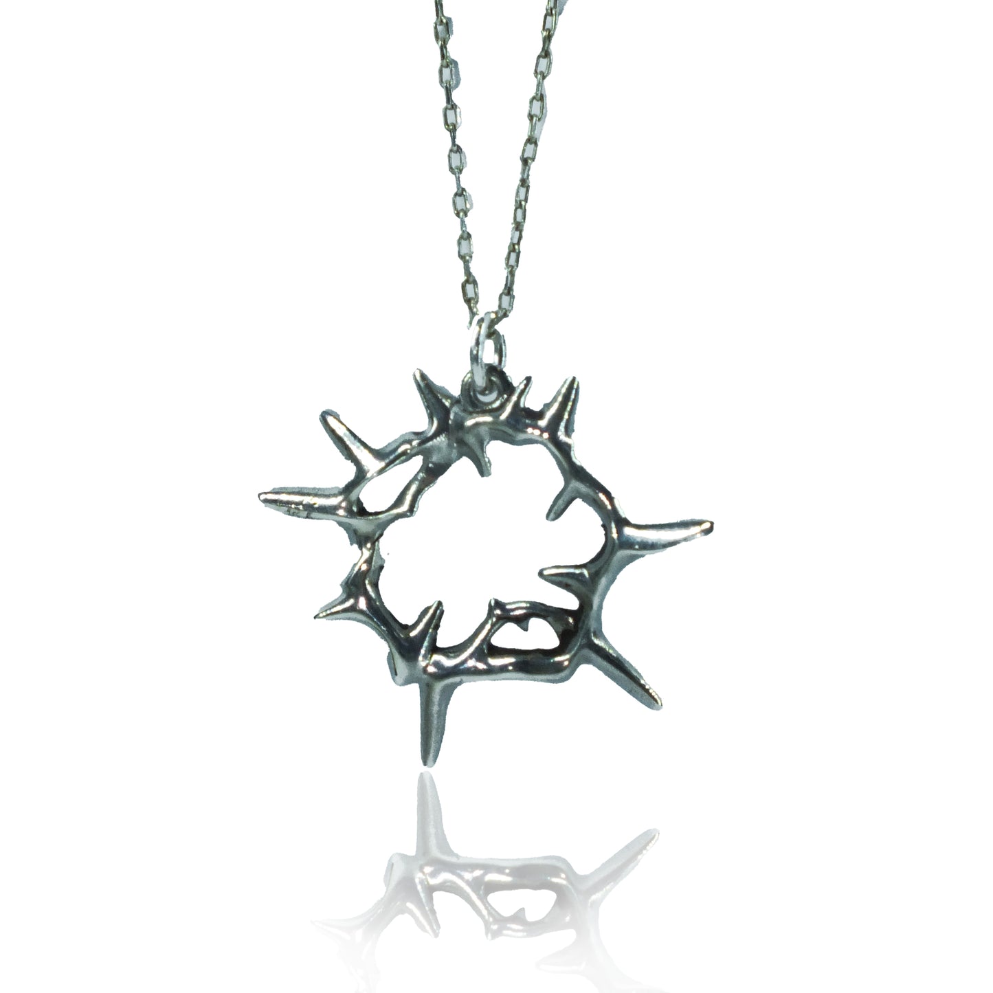 925 Silver SZ Crown Pendant
