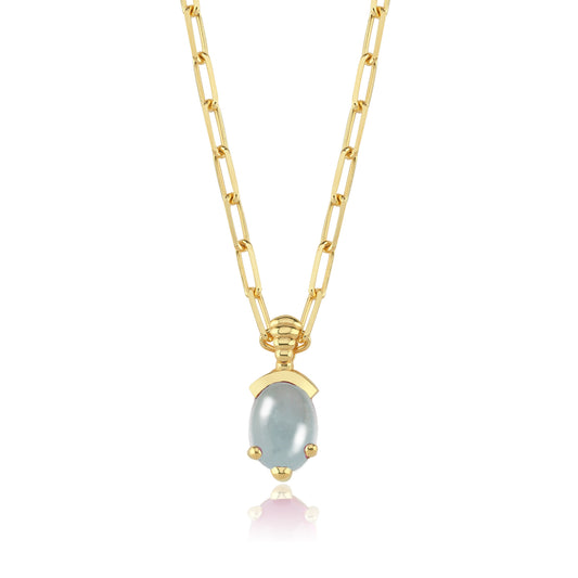 925 Silver SZ Aquamarin Pendant