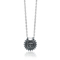 925 Silver SZ Gaze Pendant.