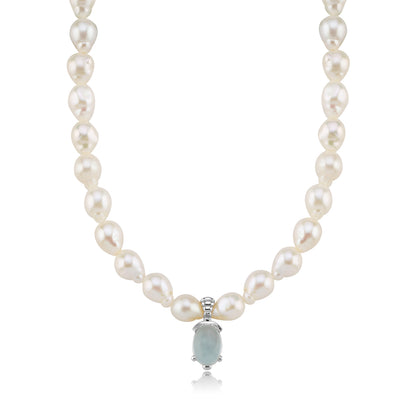 925 Silver SZ Haze Pearl Necklace