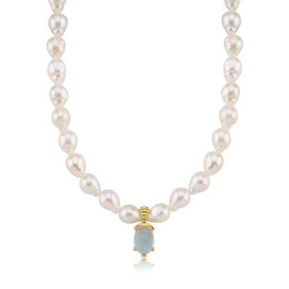 925 Silver SZ Haze Pearl Necklace