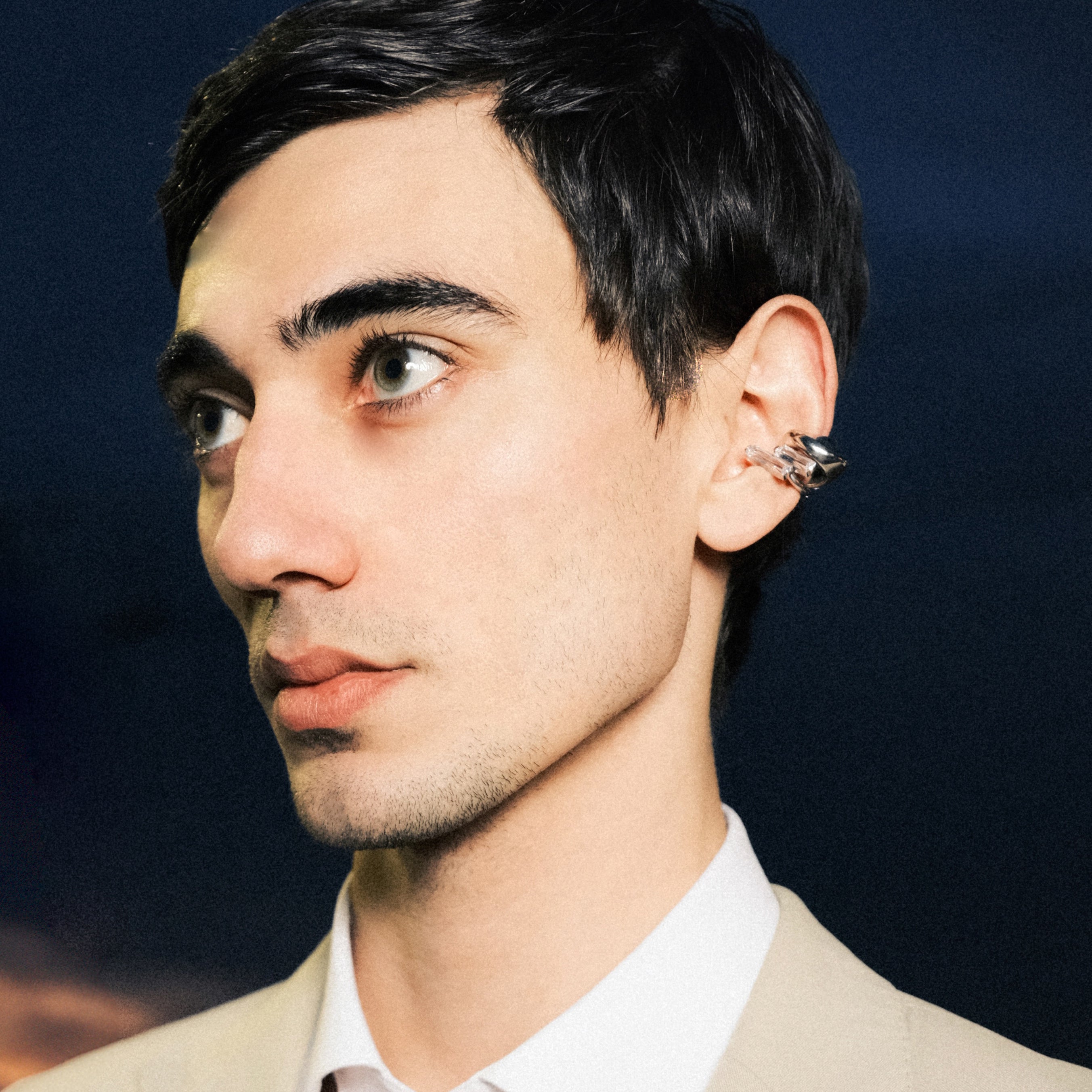 925 Ayar Gümüş Bagutte Earcuff