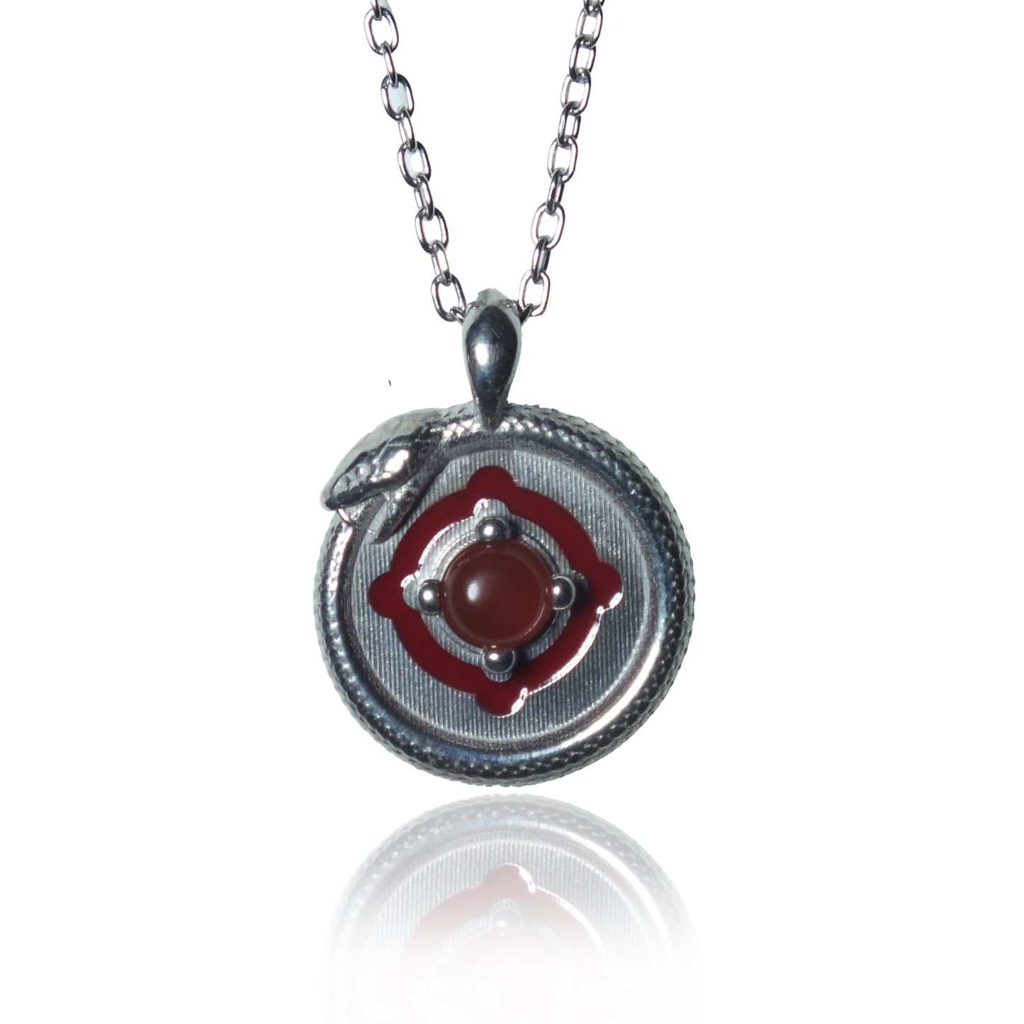 925 Silver SZ "Ouroboros" Pendant.