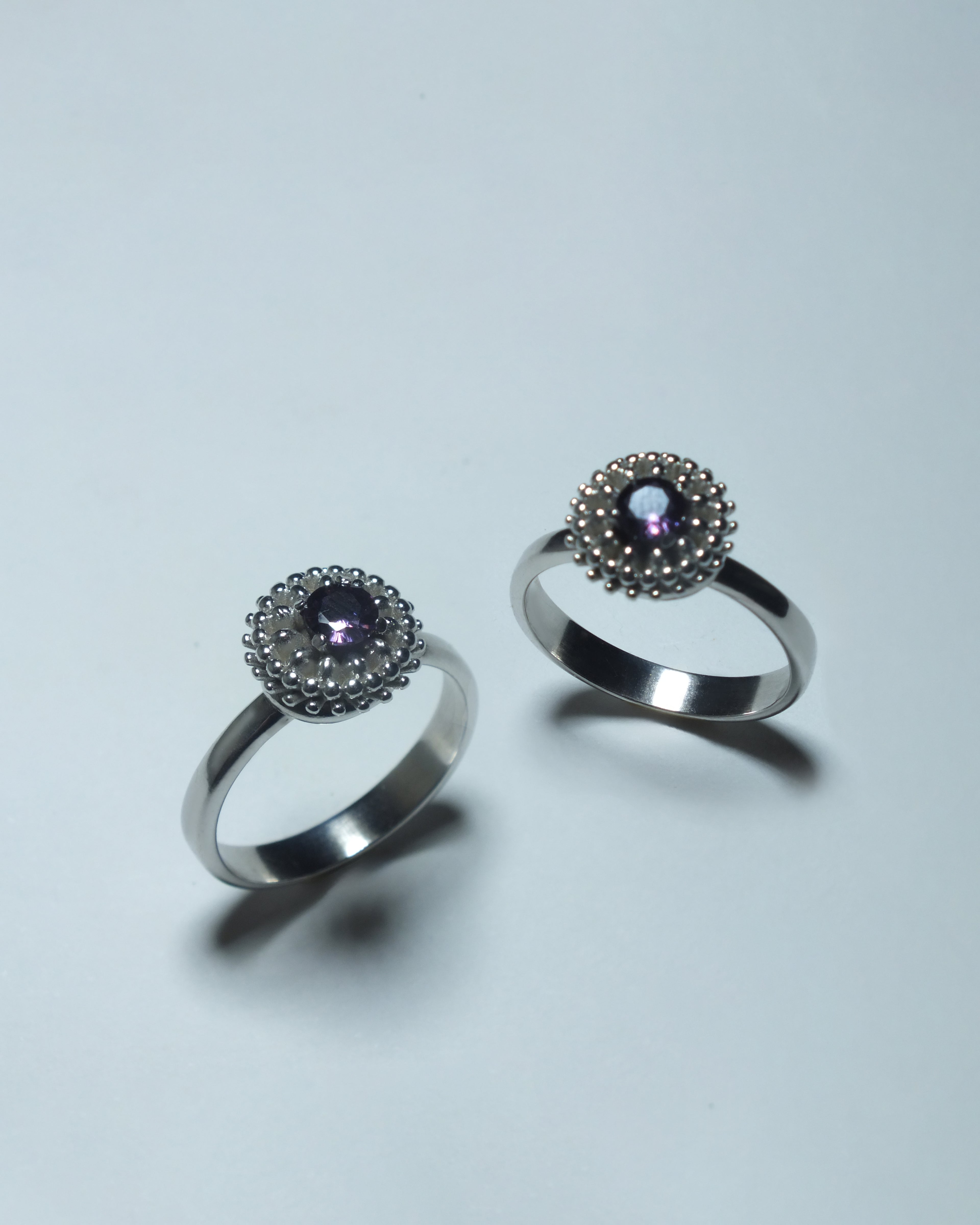 925 Ayar gümüş SZ Wilt Yüzük.