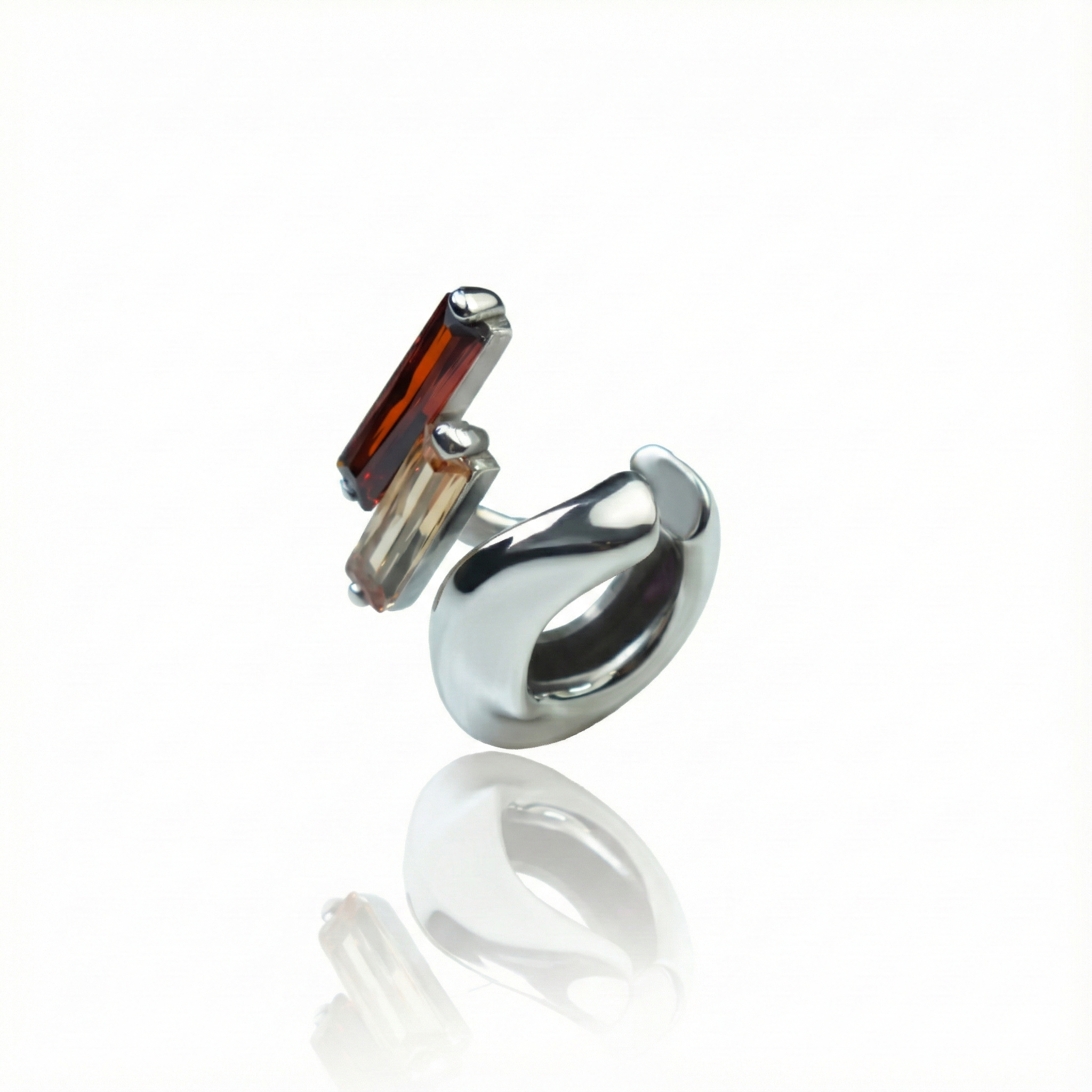 925 Ayar Gümüş Bagutte Earcuff