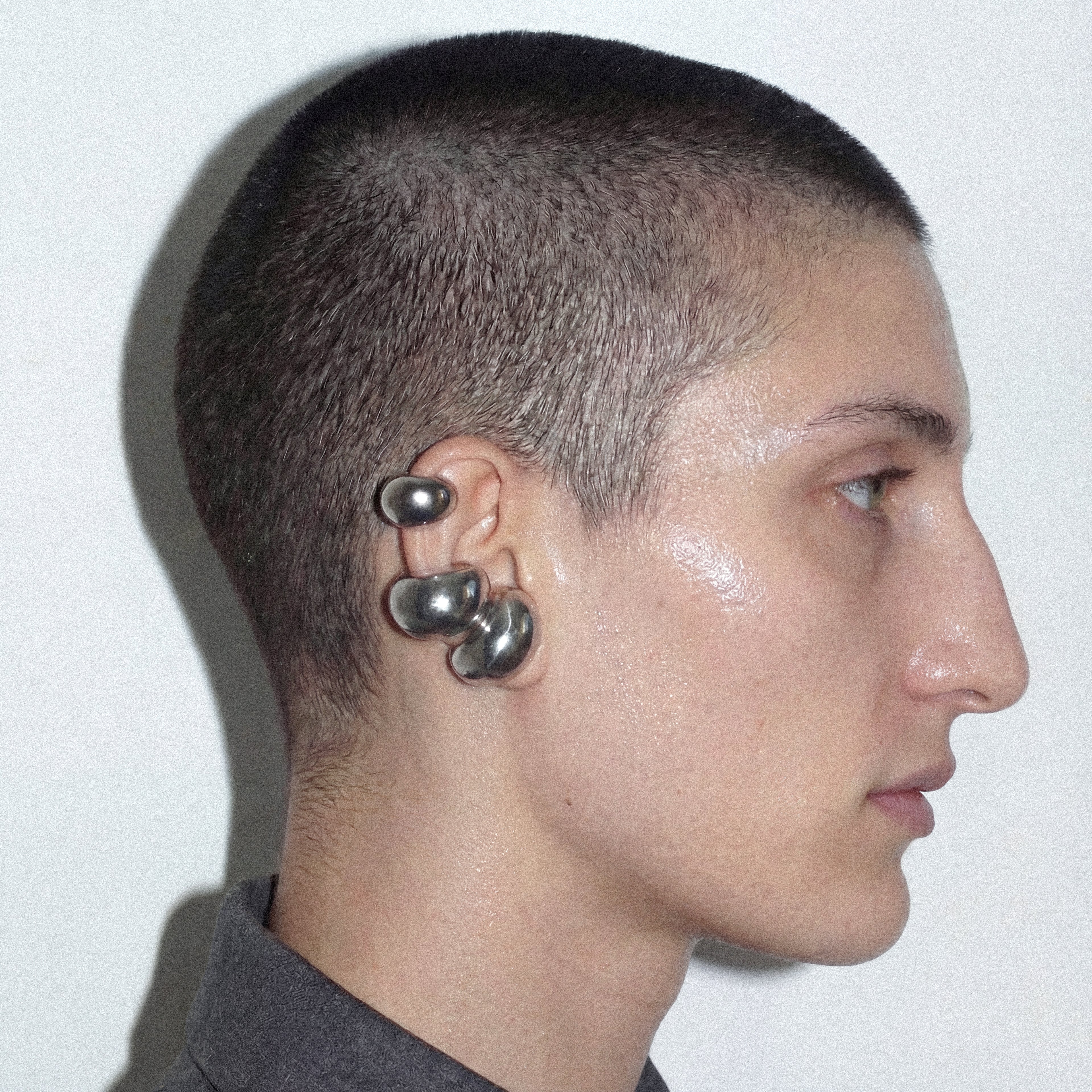 925 Gümüş SZ "Husk" Earcuff