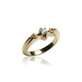 925 Silver SZ Cross-2 Ring.