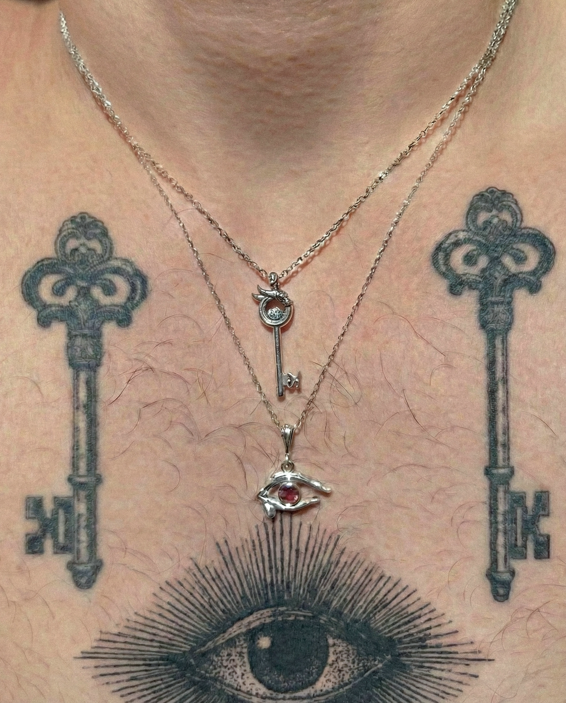 925 Silver Customizable Zenith Key pendant