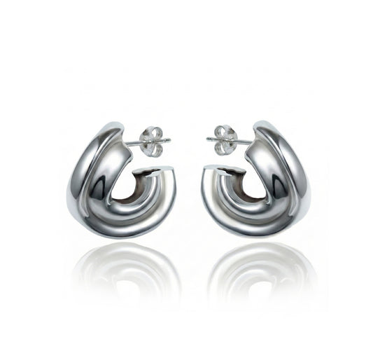 925 Silver SZ Loop Earrings