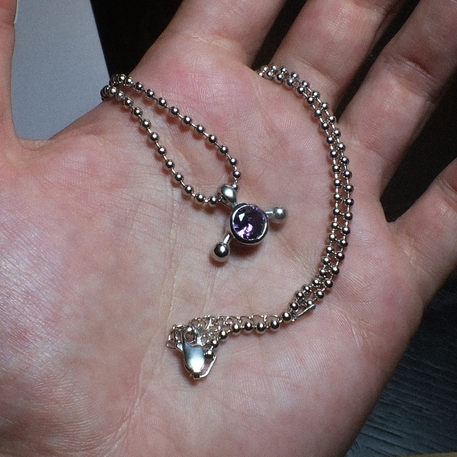 925 Silver SZ B-Nipple Pendant