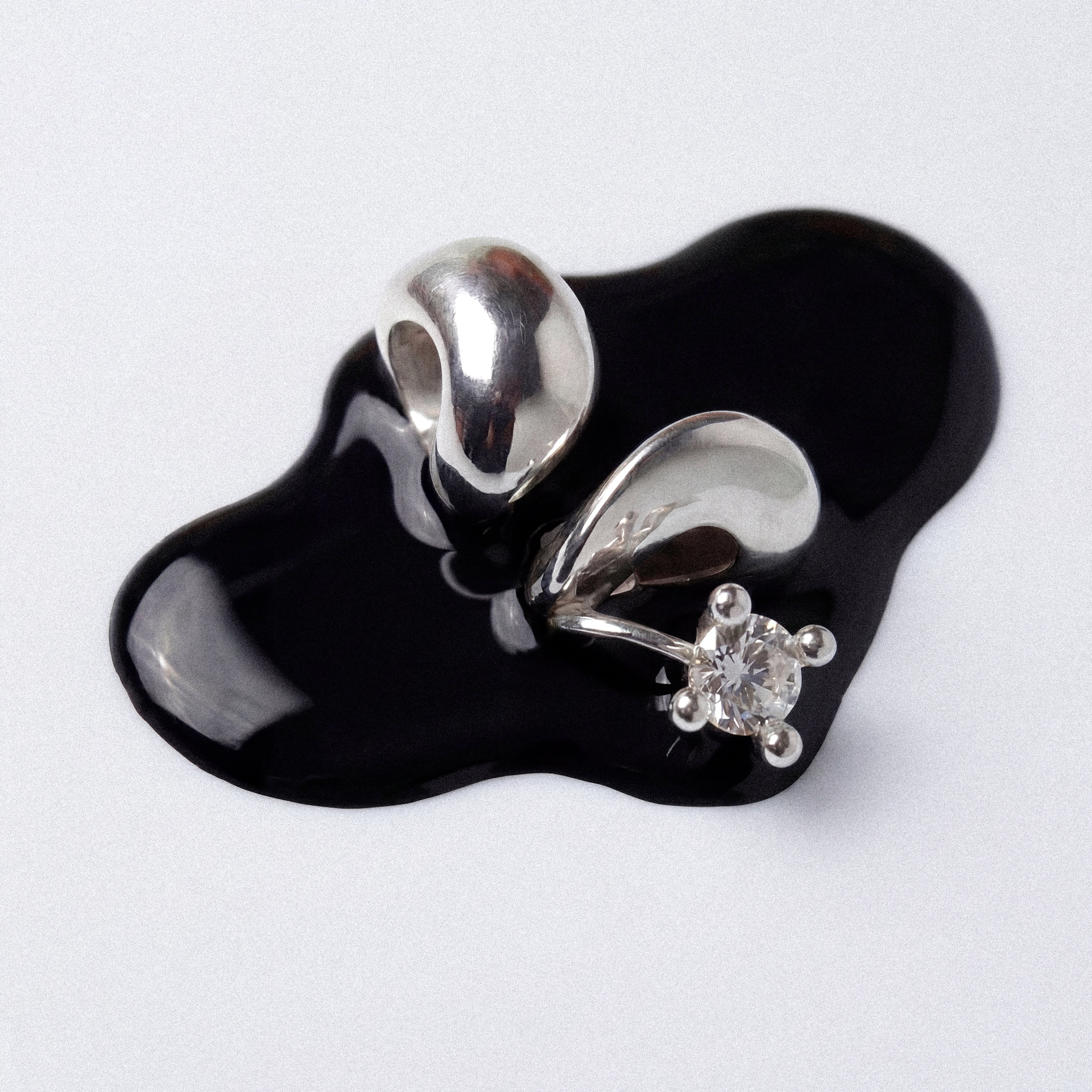 925 Gümüş SZ "Husk" Earcuff