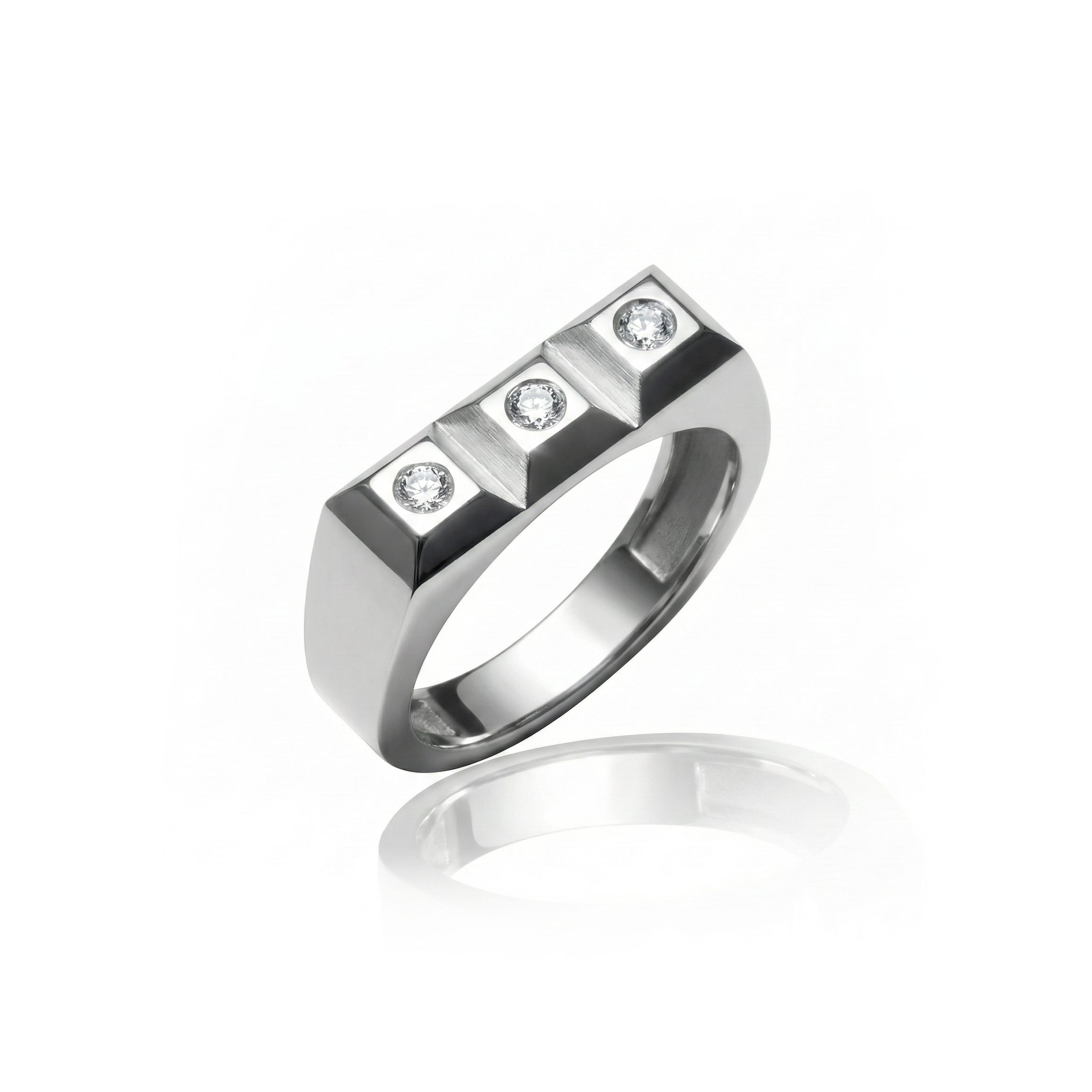 925 Ayar Gümüş SZ Vortex Yüzük.