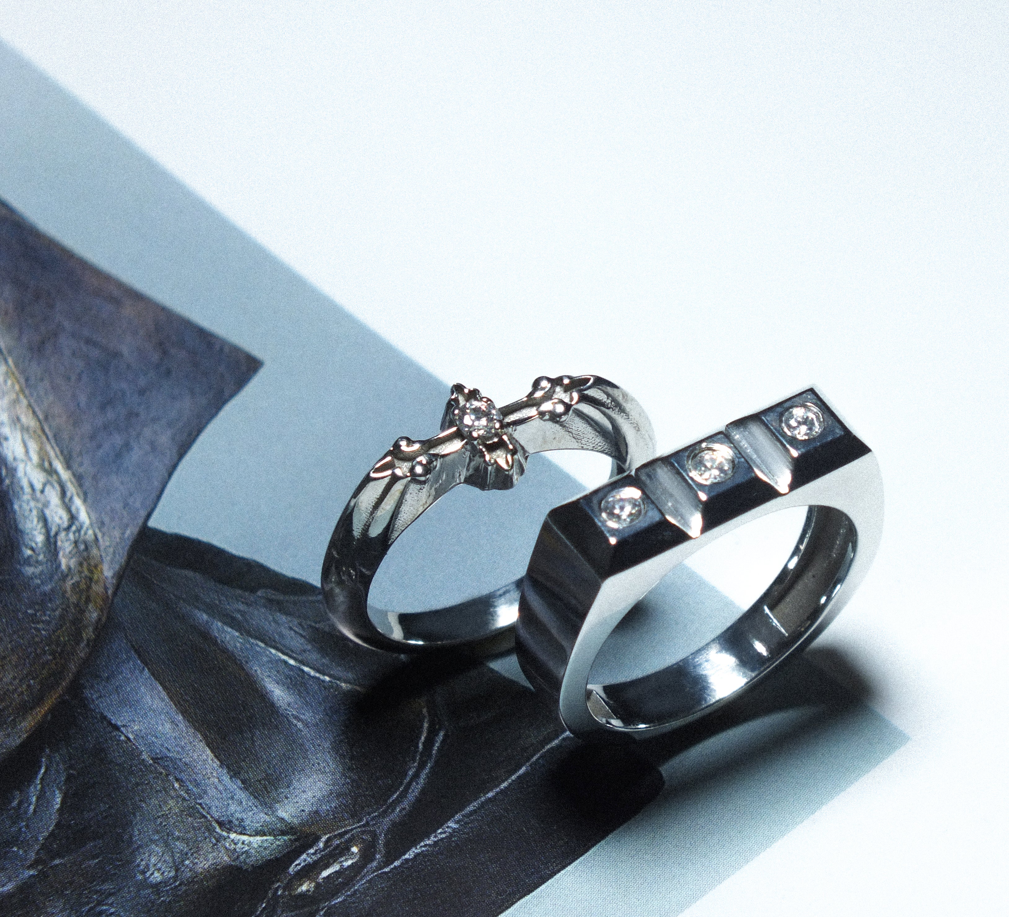 925 Ayar Gümüş SZ Vortex Yüzük.