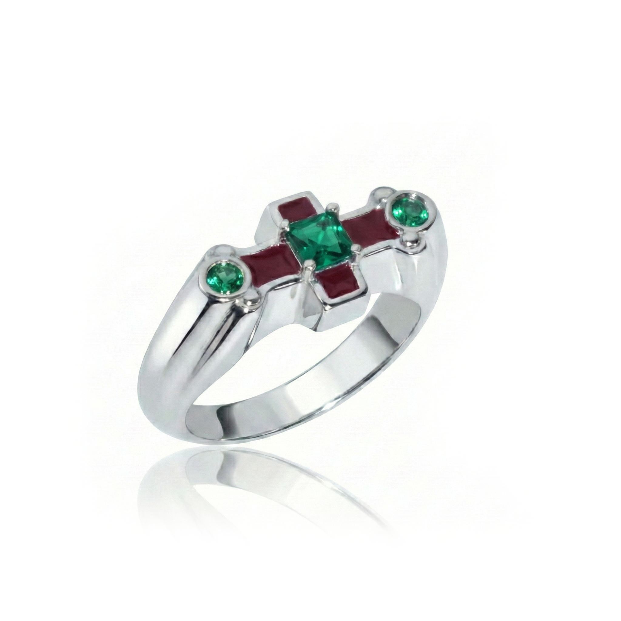 925 Gümüş SZ G-Cross Yüzük.