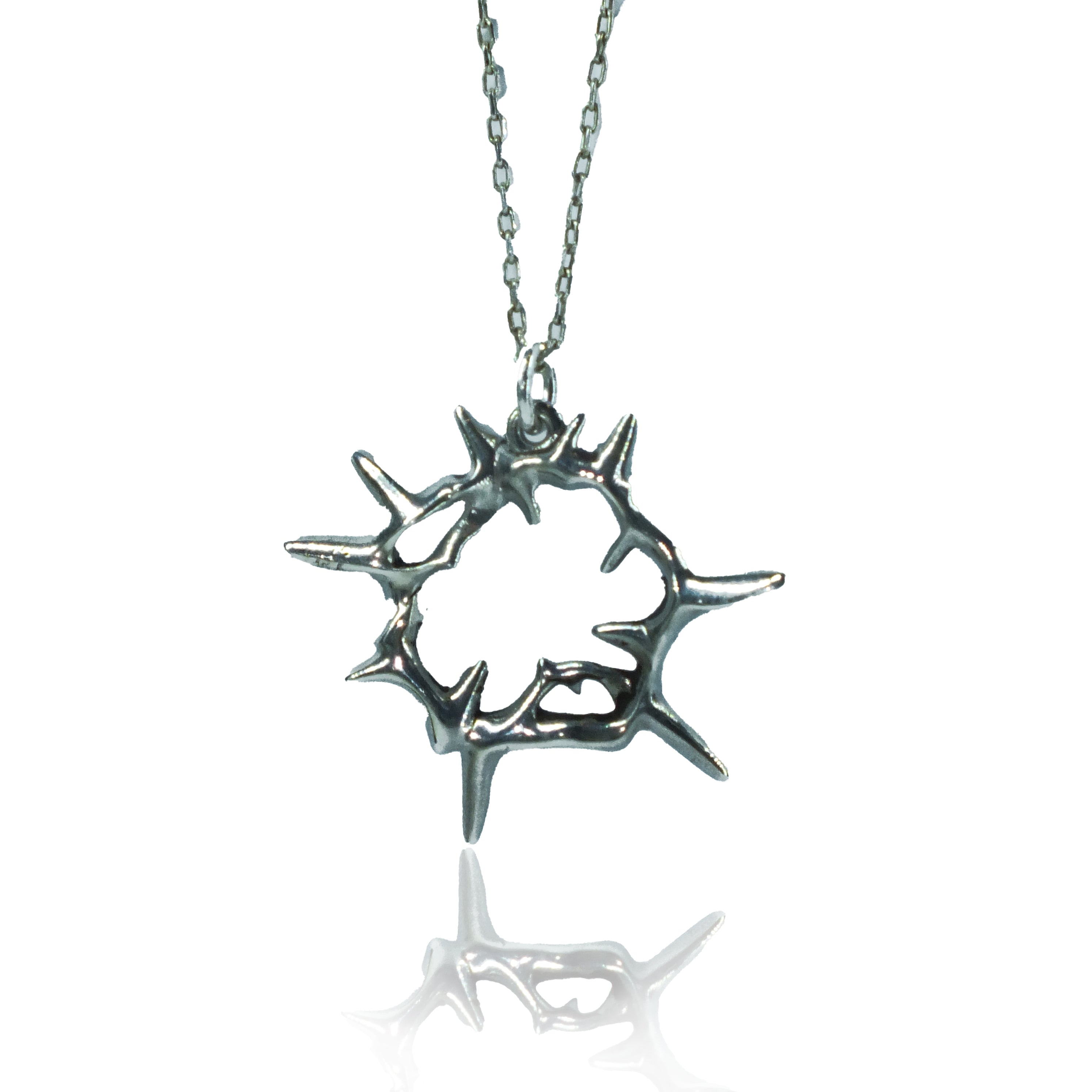 925 Silver SZ Crown Pendant