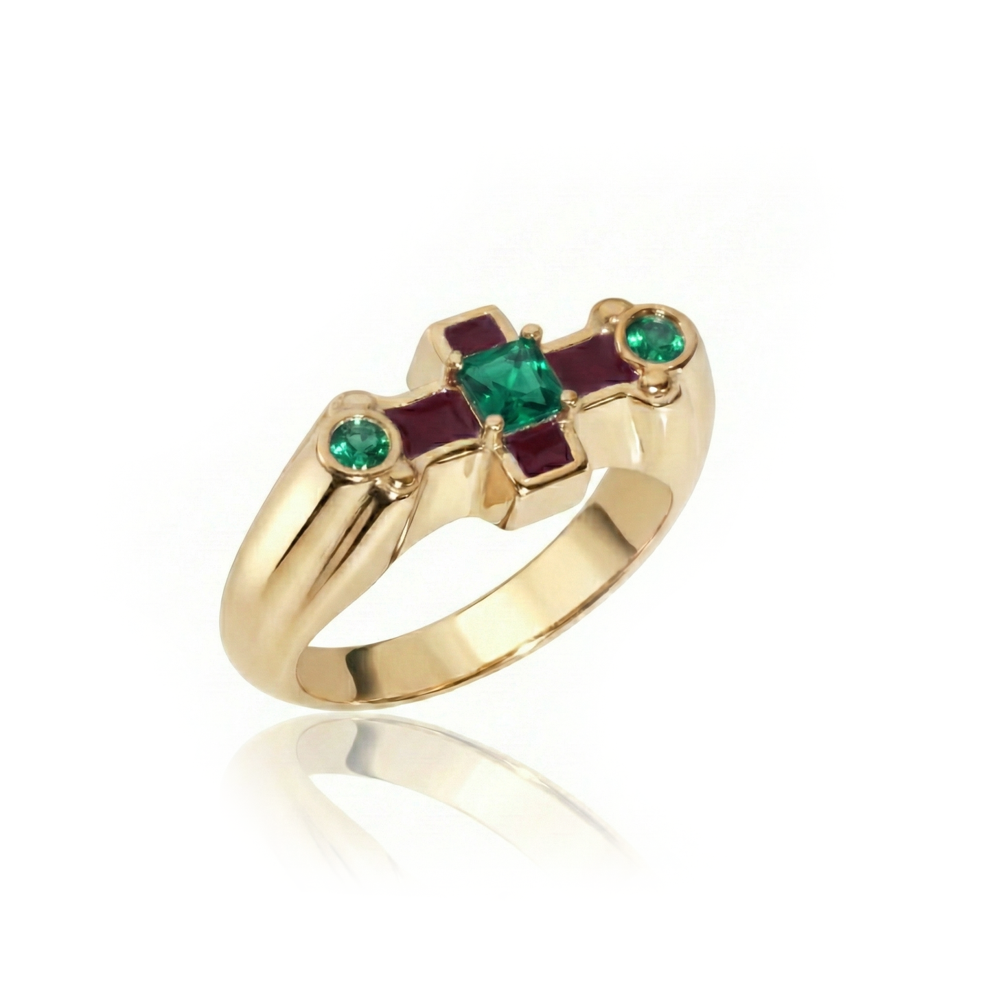 925 Silver SZ G-Cross Ring